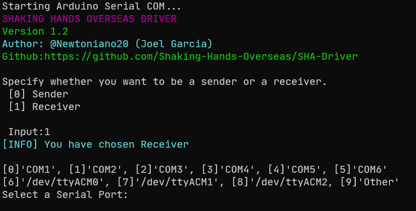 Driver Initialization